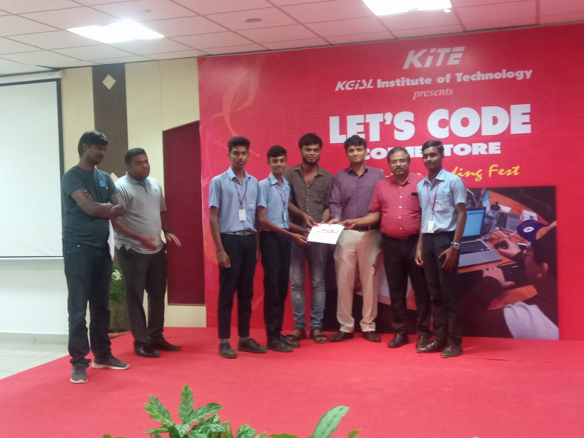 Team Lead - Let's Code Competition